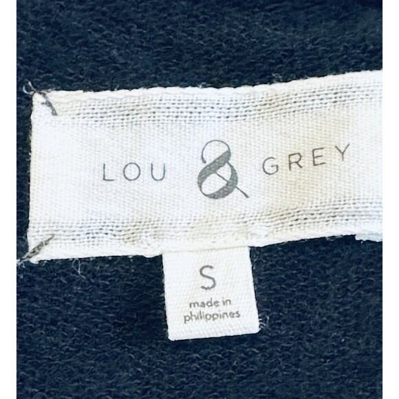 LOU & GREY Women Size S Signaturesoft Black Shift Dress Minimalist Boho Timeless - Picture 9 of 10